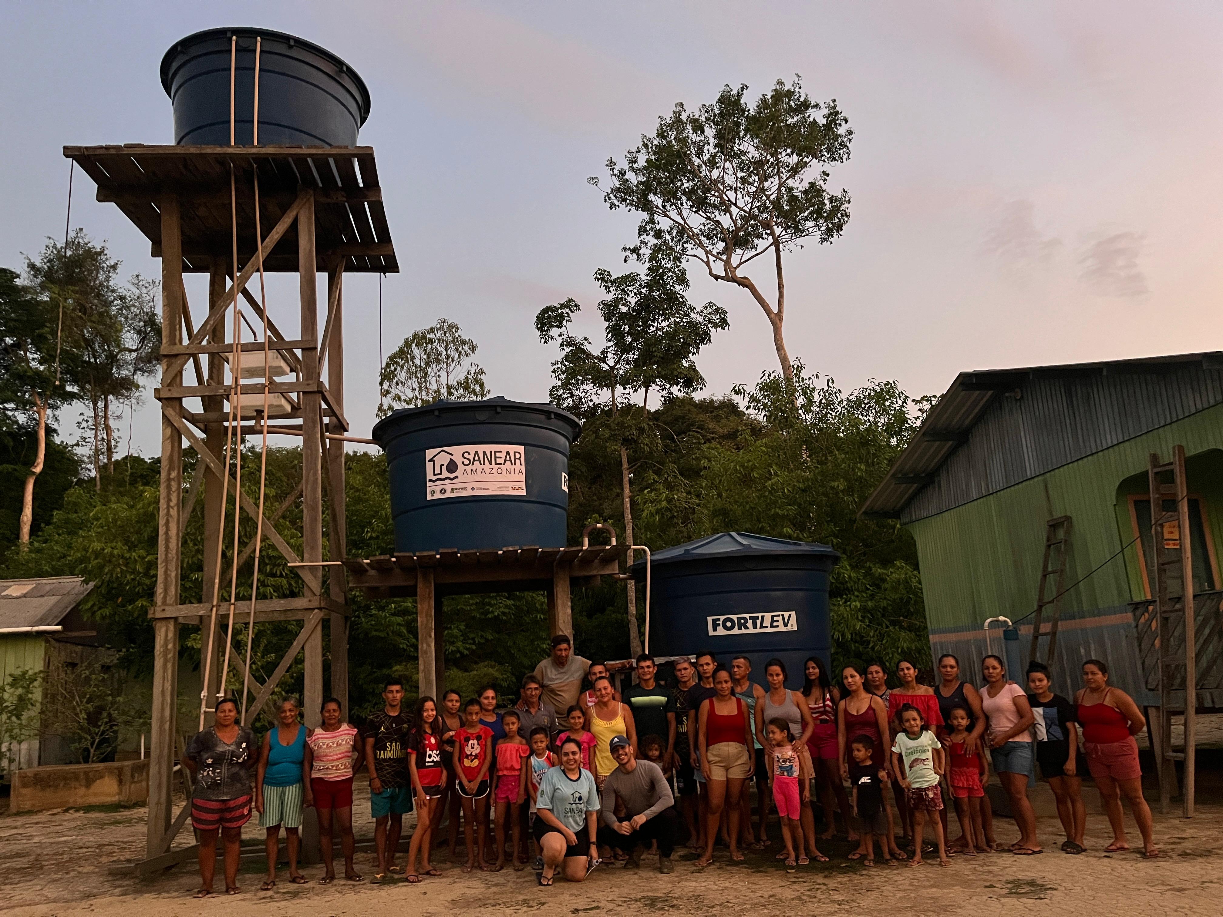 Cisternas implantadas pelo projeto Sanear Amazônia - Arquivo pessoal Willians Costa (1).jpeg