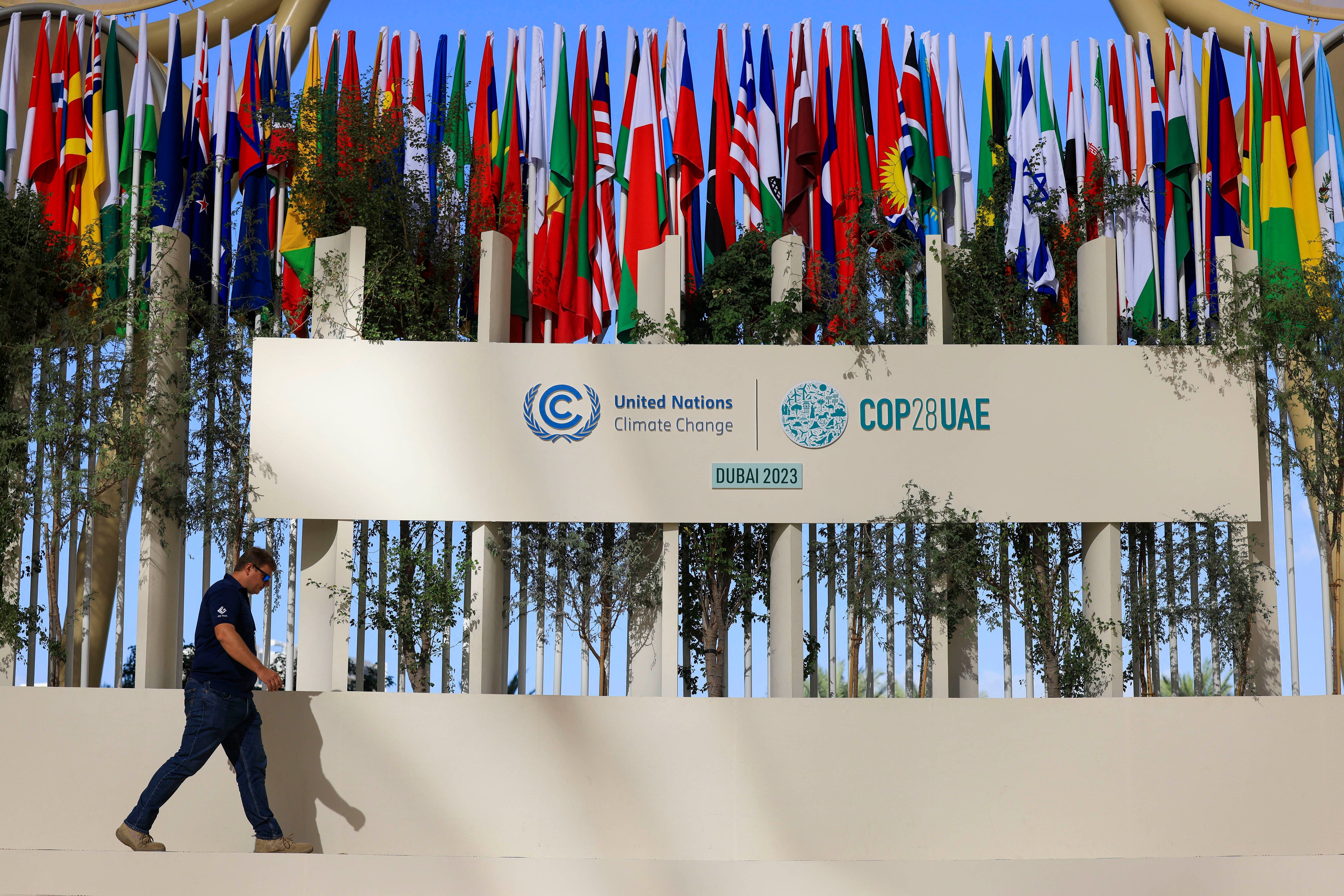 Conferência das Nações Unidas sobre as Mudanças Climáticas (COP28), em Dubai, nos Emirados Árabes. UAE-UN-CLIMATE-COP28. -Karim Sahib-AFP.jpg