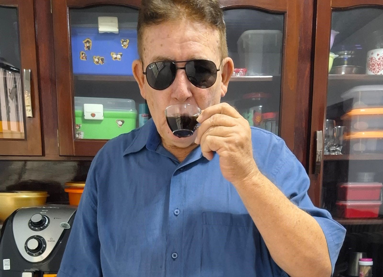 Franco Maya, de Altamira, toma _café de açaí_ diariamente (2) - Arquivo pessoal.jpeg
