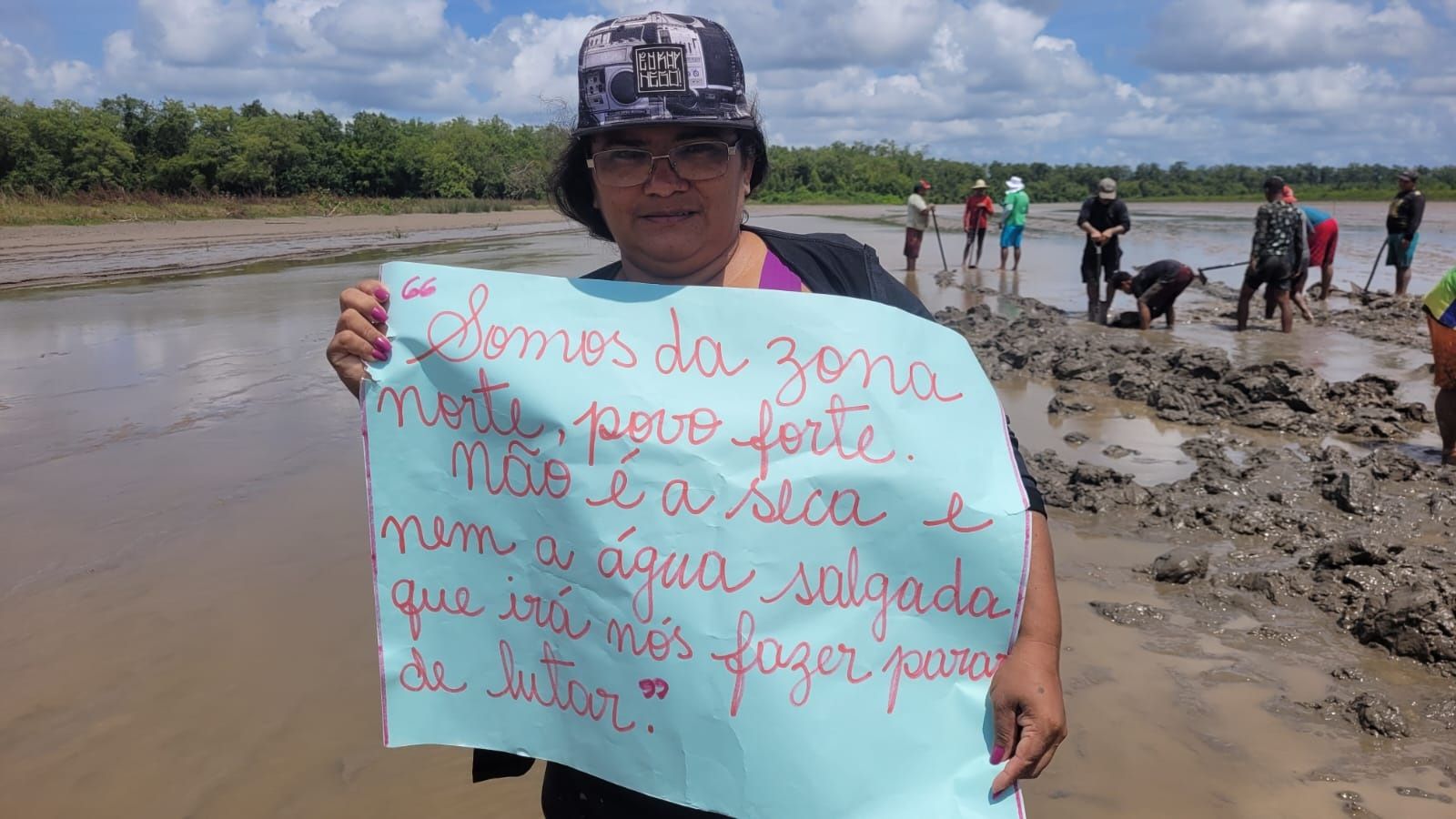 Inesiane Lopes, liderança da comunidade Arraiol do Bailique, em Macapá-foto assessoria.jpeg