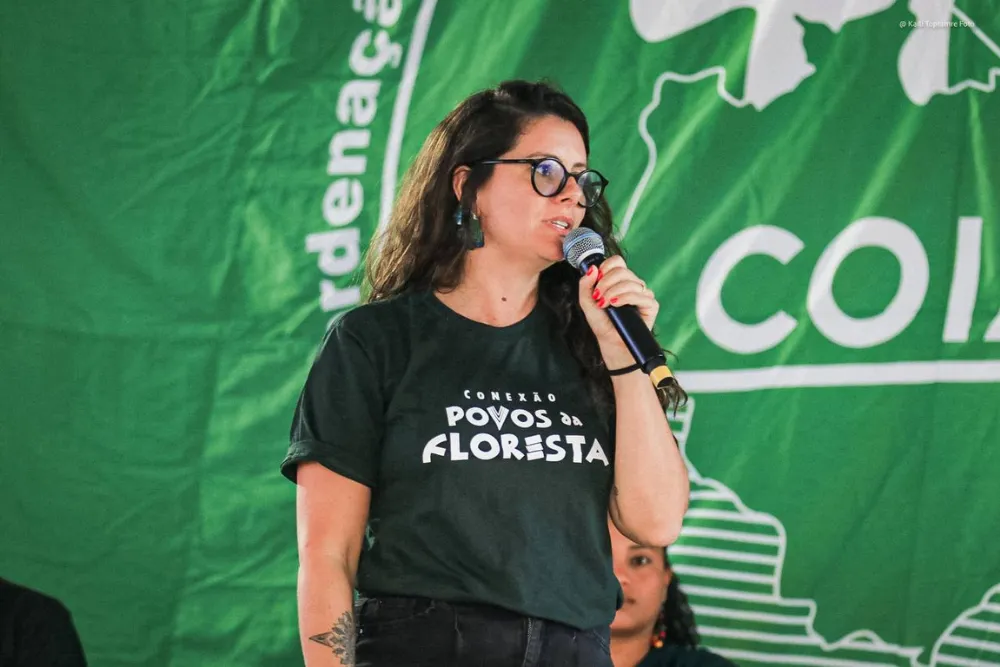 Juliana Dib Rezende, secretária-executiva do Conexão Povos da Floresta - Foto Kaiti Topramre.webp