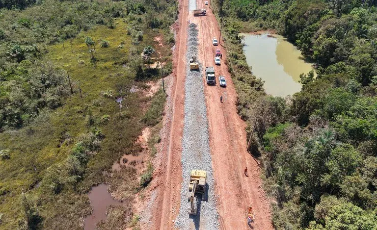 obras na br-319 - Agência Brasil.webp